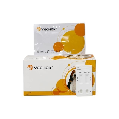 Teste rápido combinado do antígeno para o antígeno felino de Calicivirus do antígeno felino de Herpesvirus