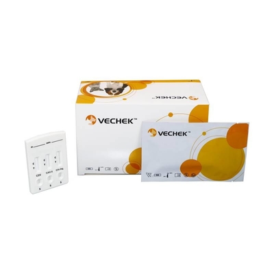 Ocular rápida combinado da gaveta do teste do antígeno de CDV+CAV-II+CIV e secreções nasais