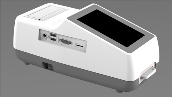 Analisador do Immunoassay da fluorescência (Handheld), detecção de fluorescência emissora, interação do antígeno-anticorpo